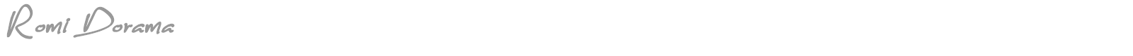 Romi Diorama font preview